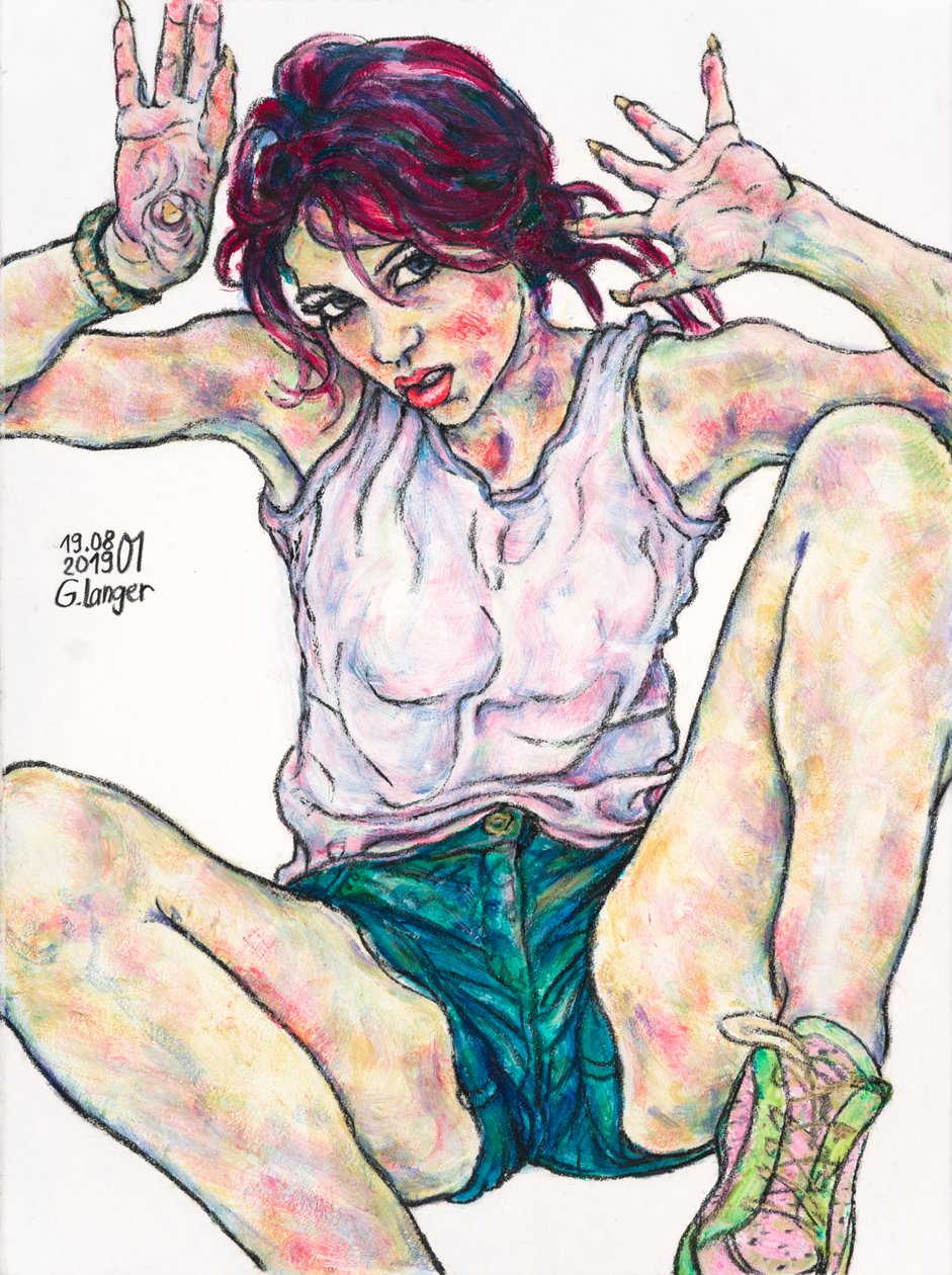Portrait of a Girl, Satisfying Longing by Gunter Langer