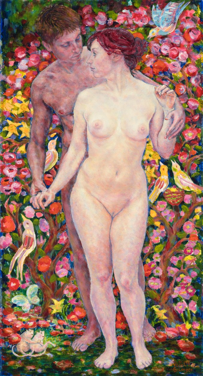 Standing Nude, Adam and Eve by Gunter Langer