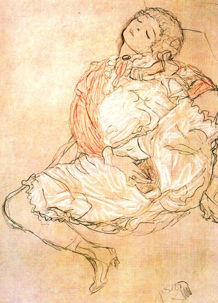 Masturbation by Gustav Klimt
