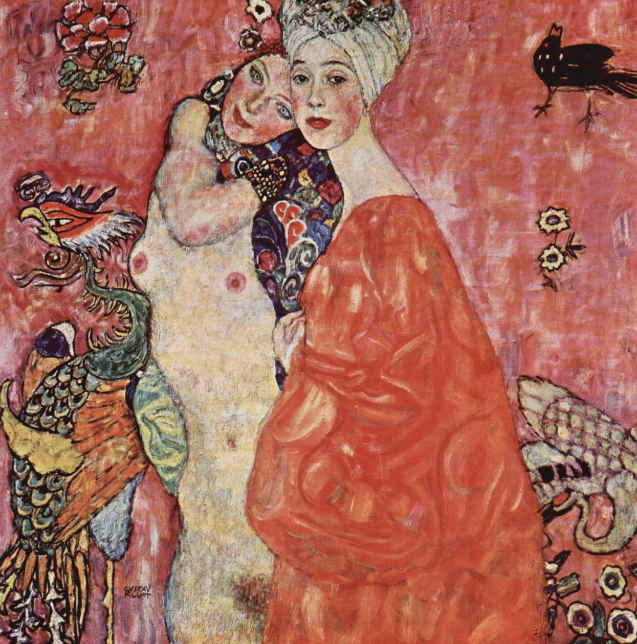 The Friends by Gustav Klimt