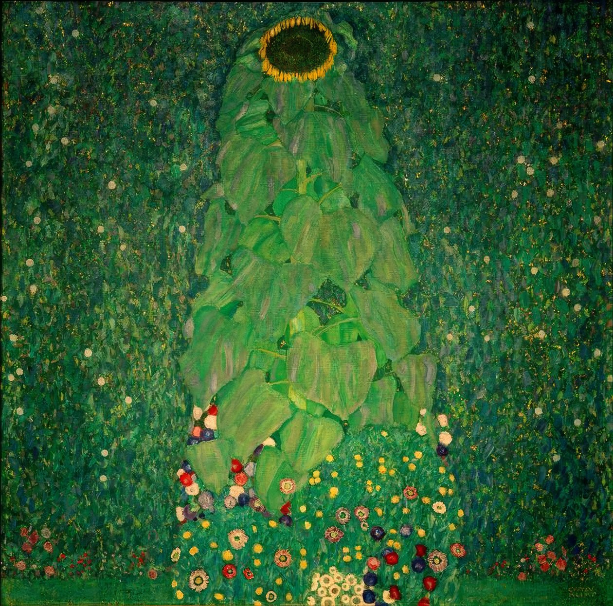 The Sunflower by Gustav Klimt
