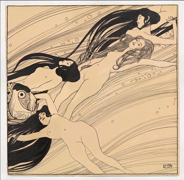 Fishblood by Gustav Klimt