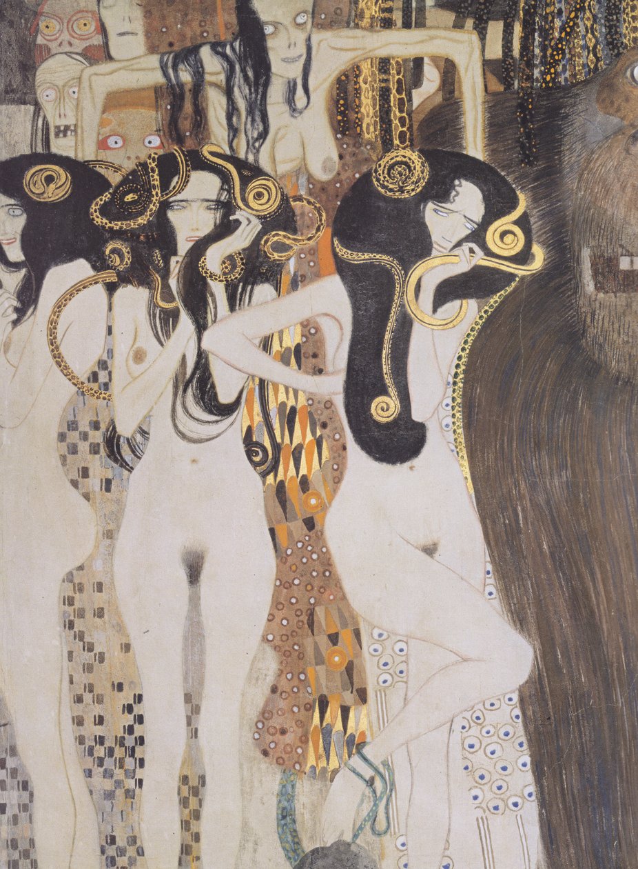 Gorgons by Gustav Klimt