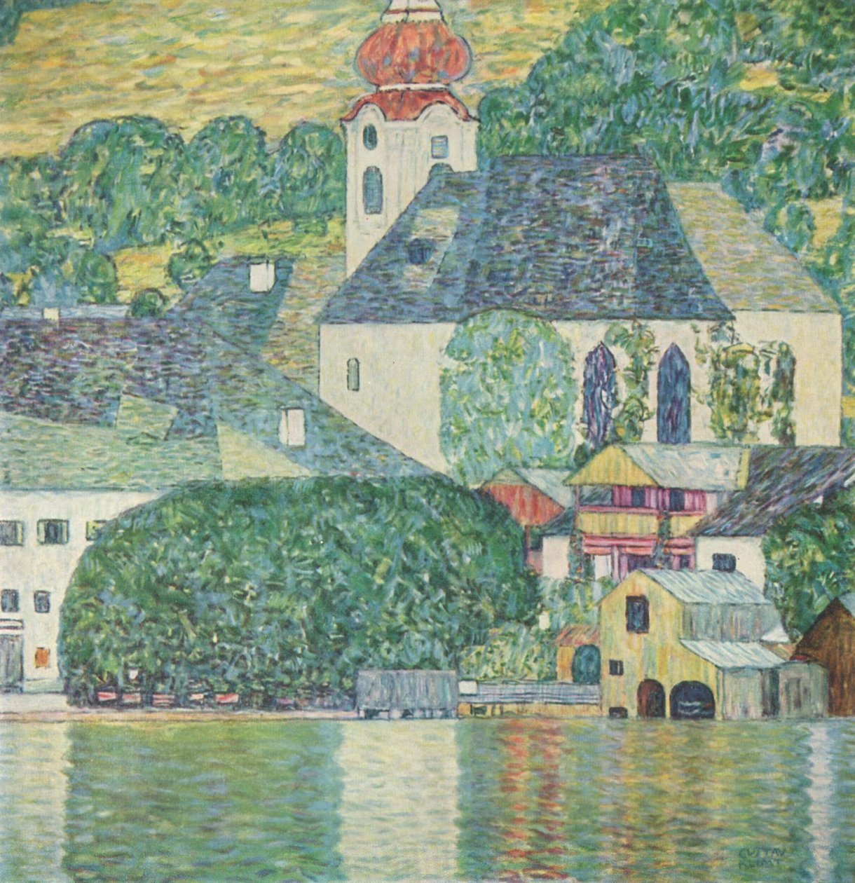 Church in Unterach am Attersee by Gustav Klimt