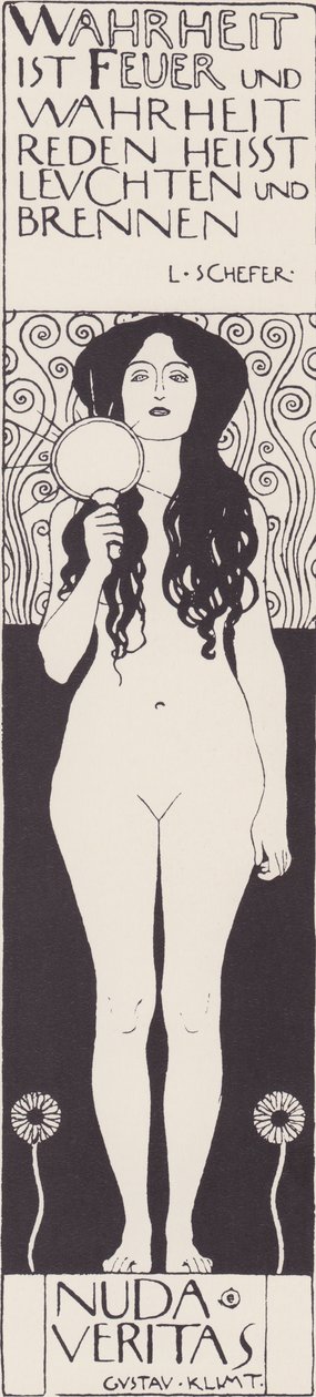 Nuda Veritas by Gustav Klimt