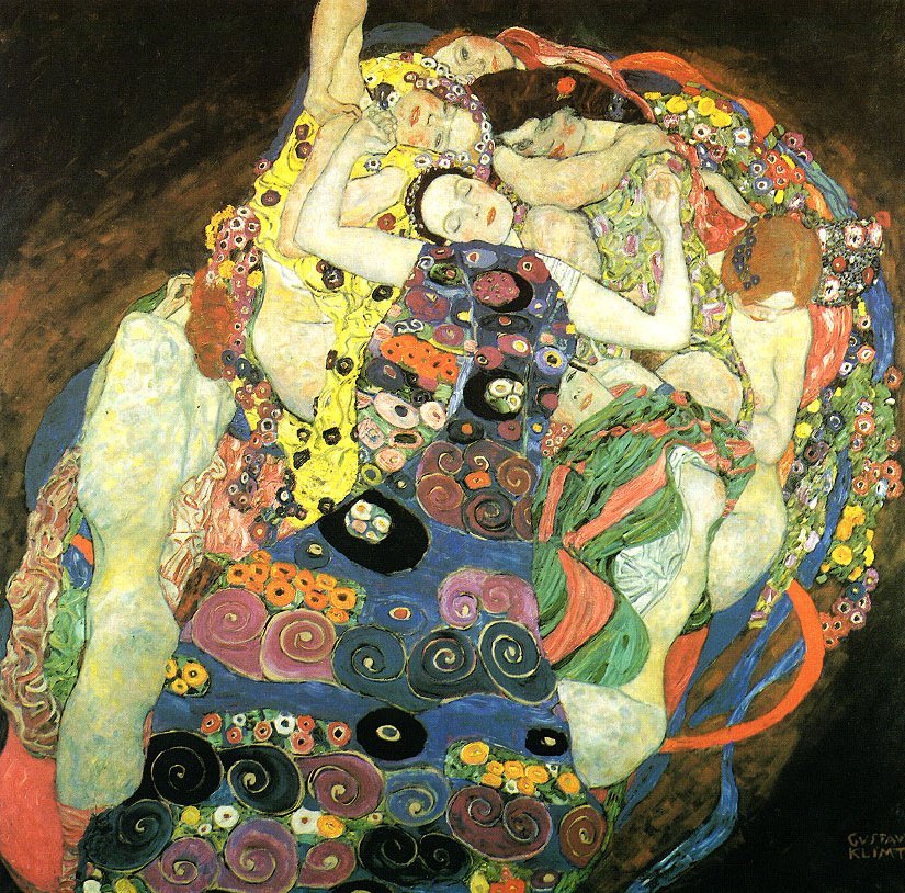 The Virgins by Gustav Klimt