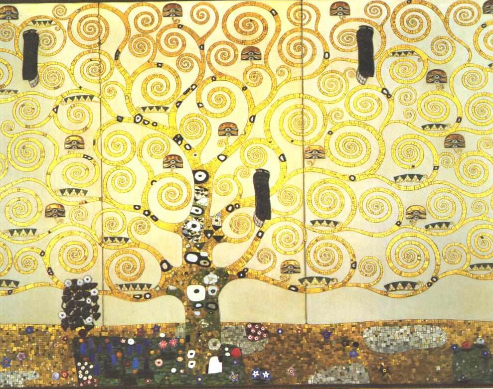 Tree of Life - Template for the Stoclet Frieze by Gustav Klimt
