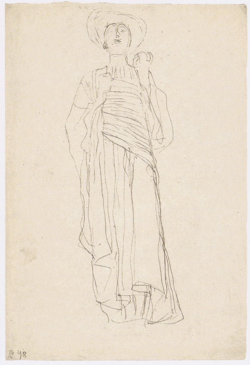 Female Figure with Toga (Study for 