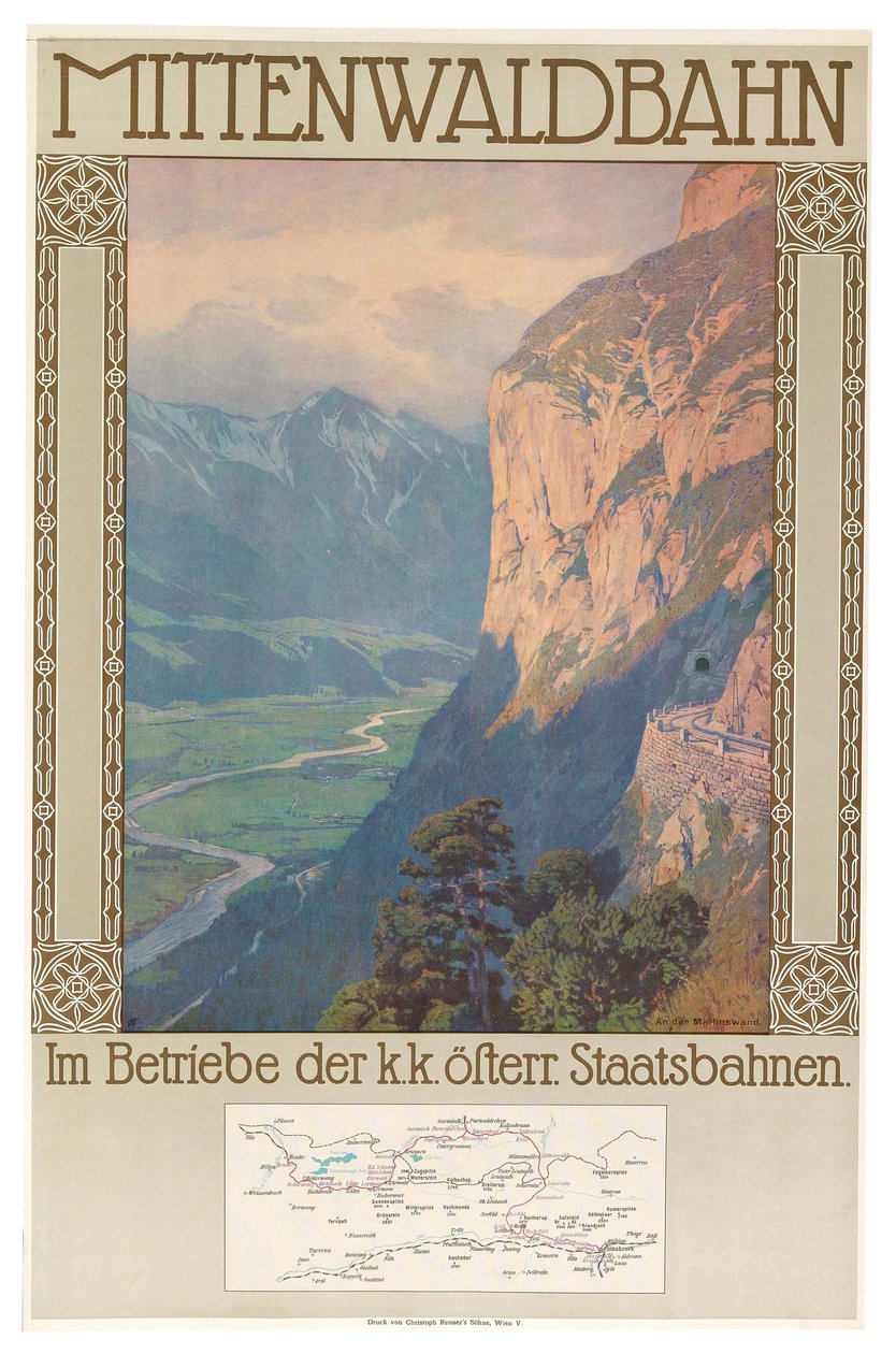 Mittenwald Railway by Gustav Jahn