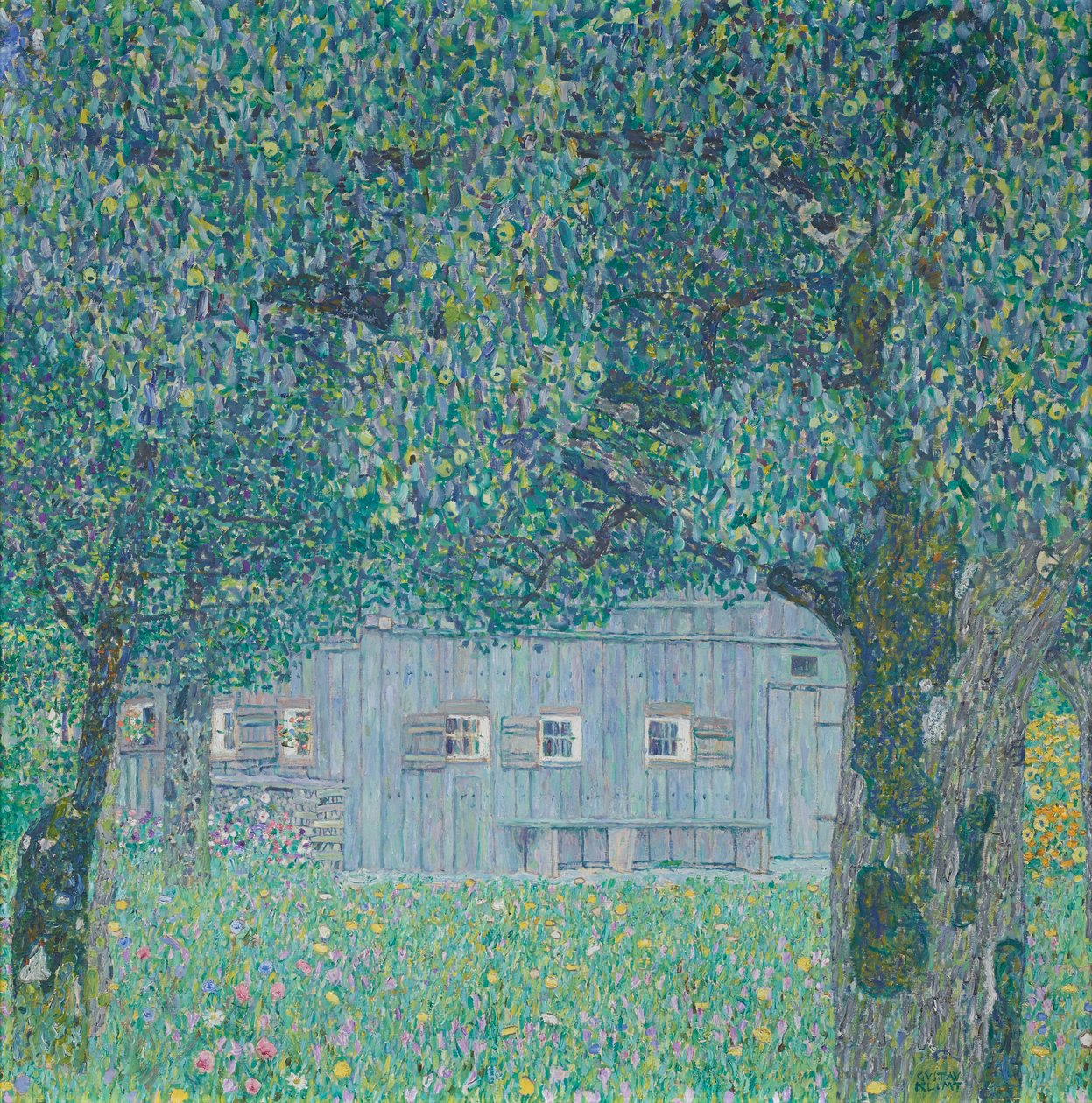 Farmhouse in Upper Austria by Gustav Klimt