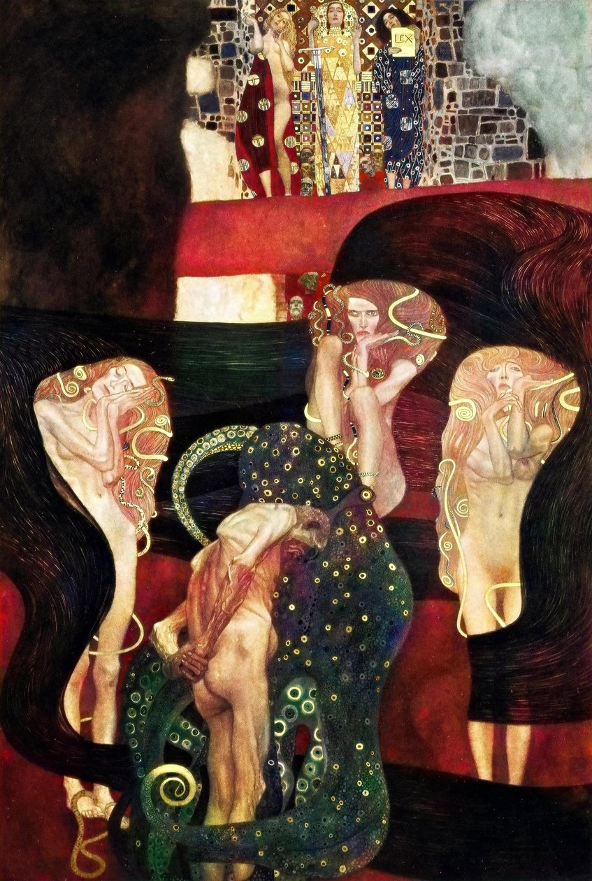 Klimt University of Vienna Ceiling Paintings by Gustav Klimt