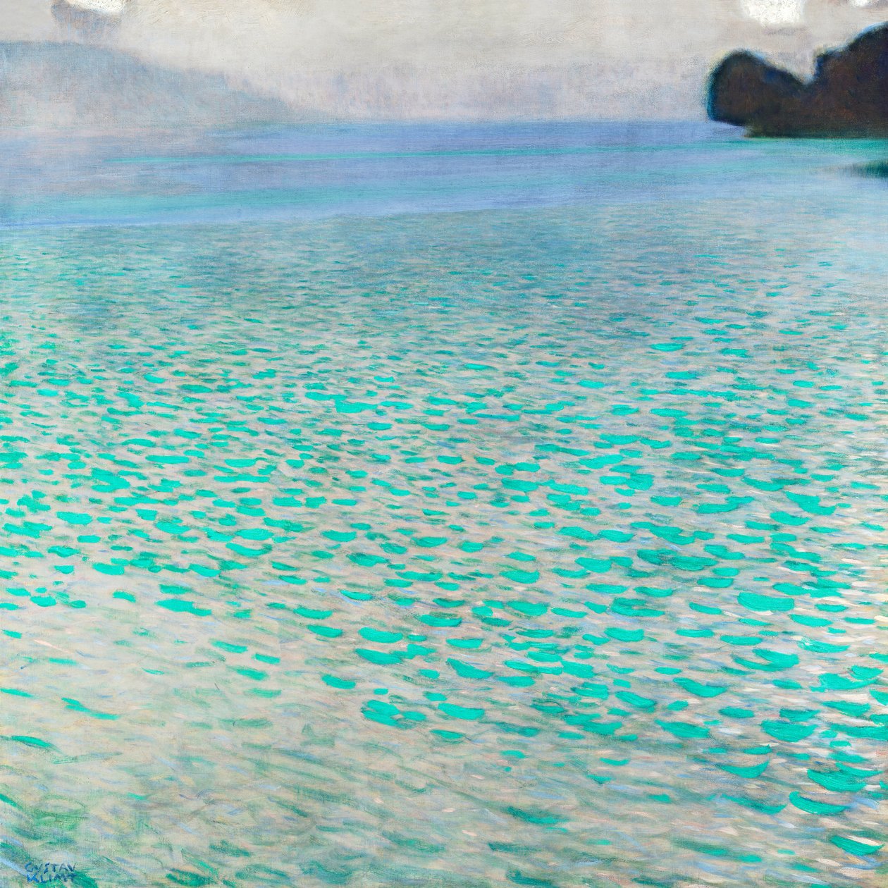 Lake Attersee by Gustav Klimt