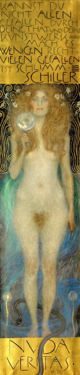 Nuda Veritas by Gustav Klimt