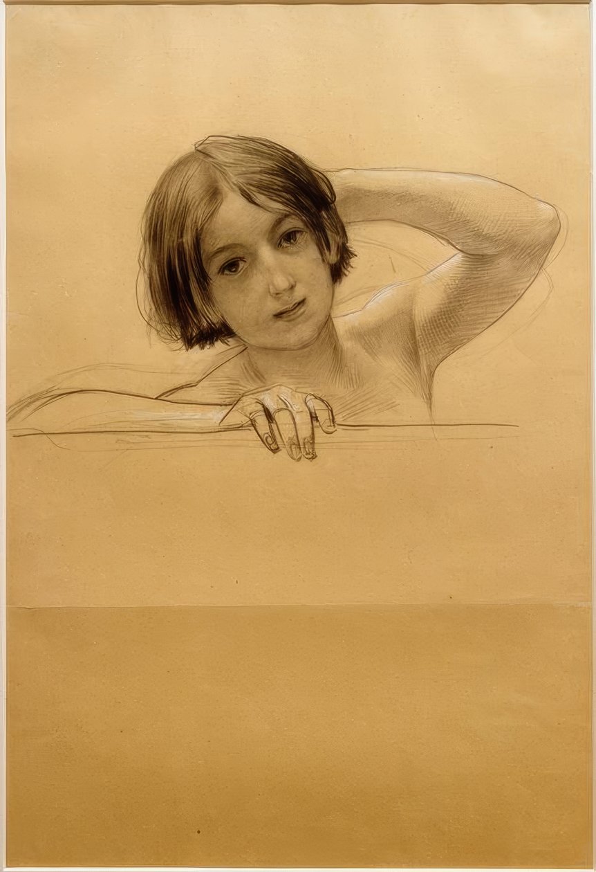 Portrait of a Child by Gustav Klimt