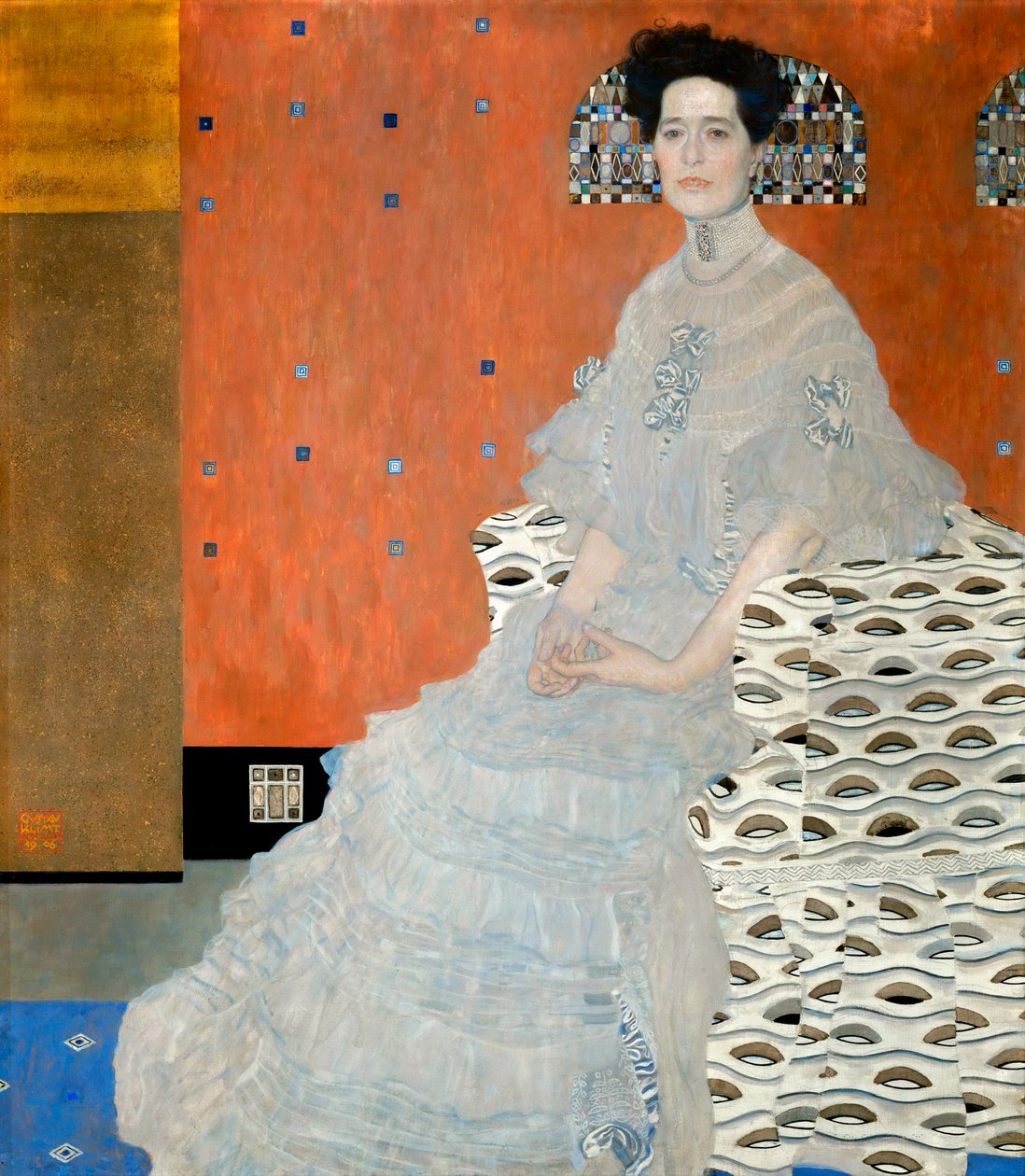 Portrait of Fritza Riedler by Gustav Klimt