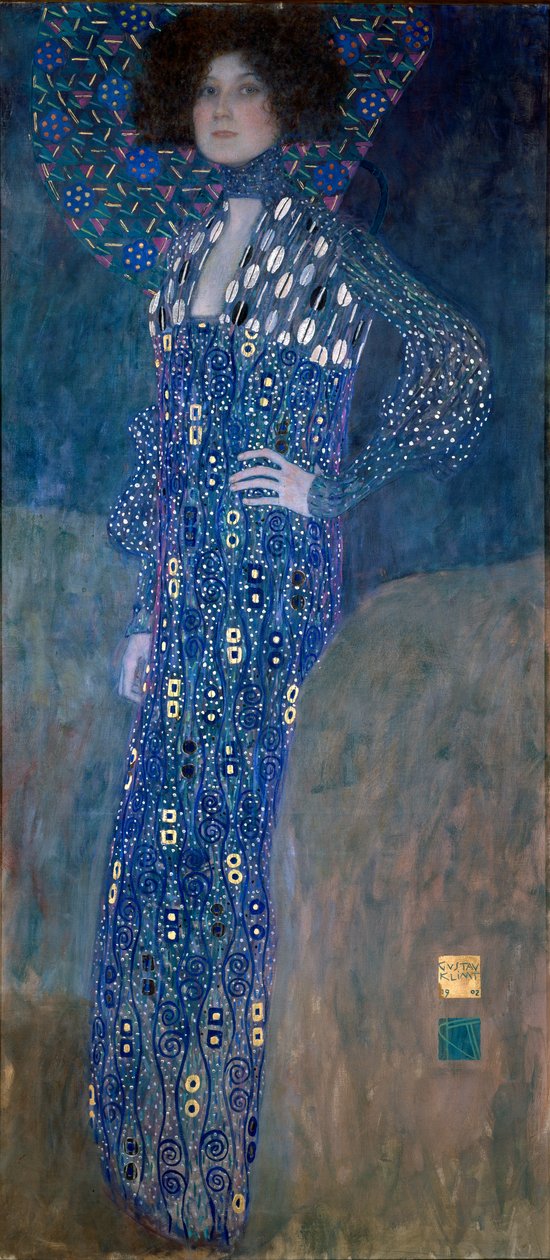 Portrait of Madame Floge by Gustav Klimt