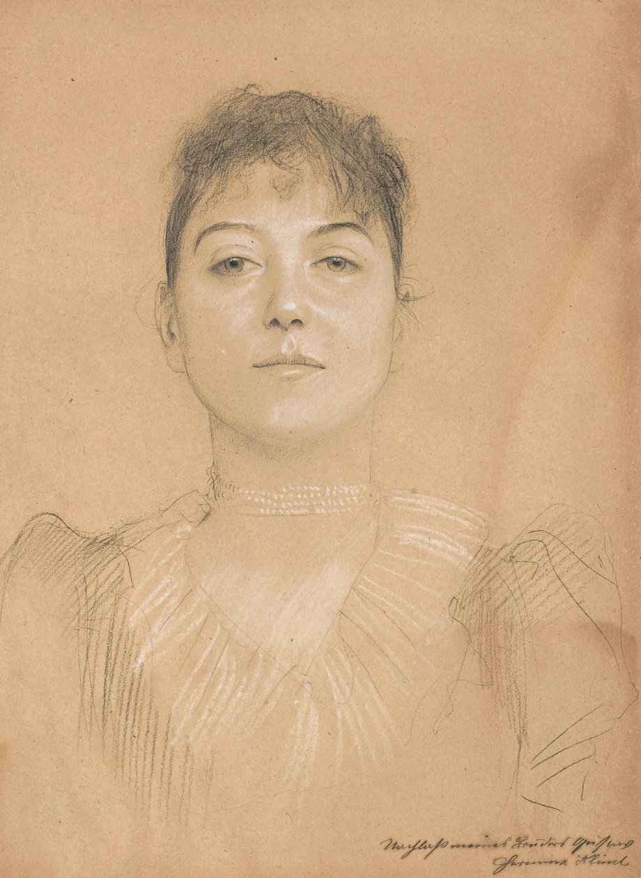 Portrait of a Woman by Gustav Klimt
