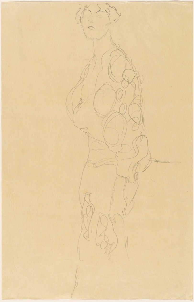 Standing Woman by Gustav Klimt