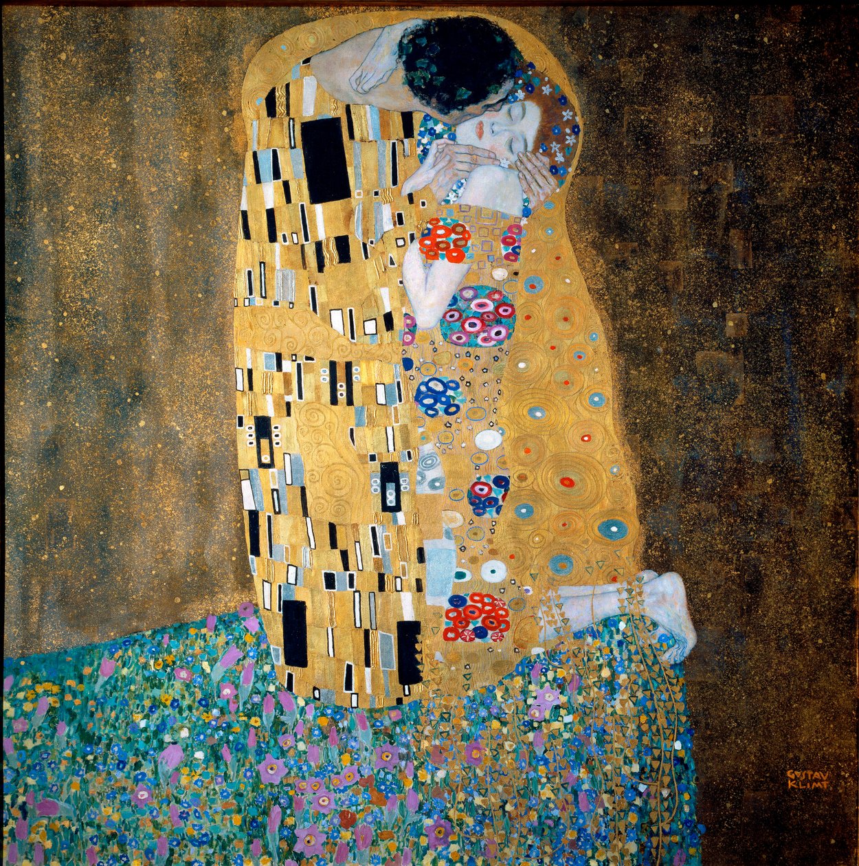 The Kiss by Gustav Klimt