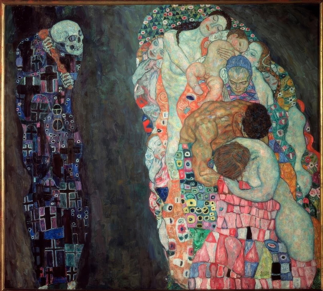 Death and Life by Gustav Klimt