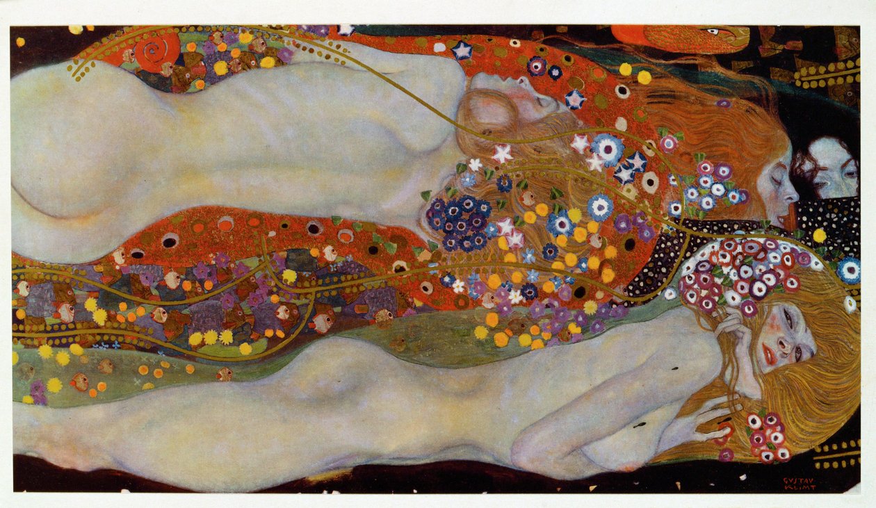 Watersnakes II (The Friends) by Gustav Klimt