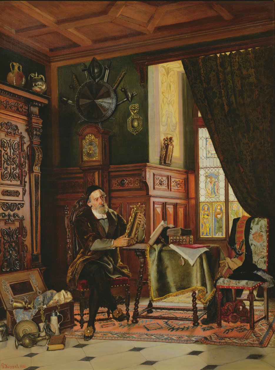 The Collector of Antiques by Gustav Koppel