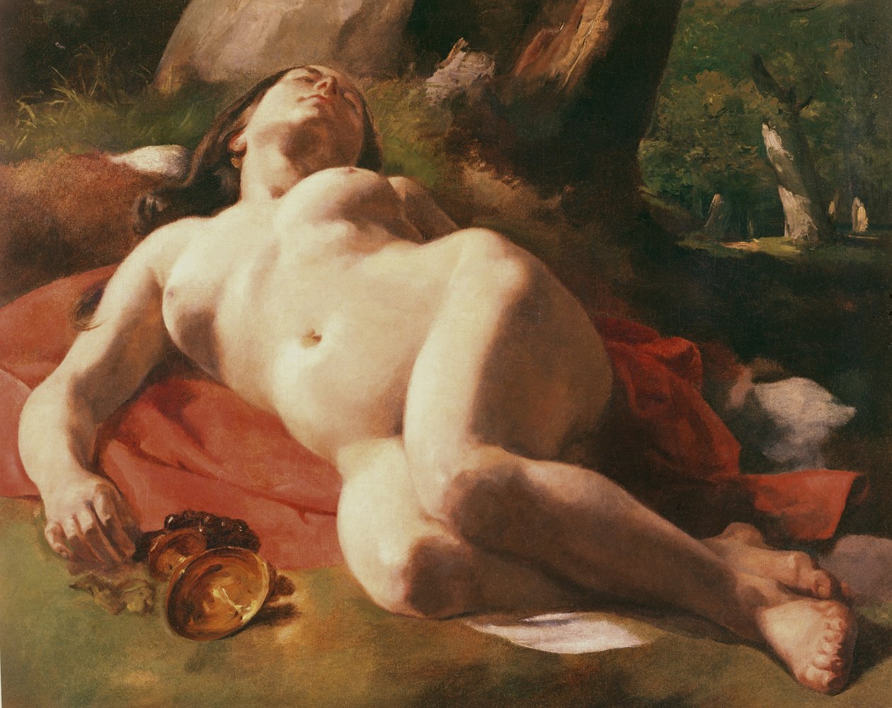 La Bacchante by Gustave Courbet