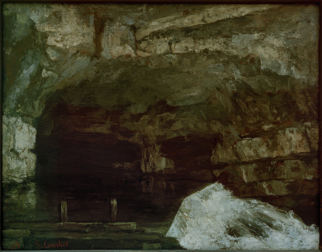 The Source of the Loue by Gustave Courbet