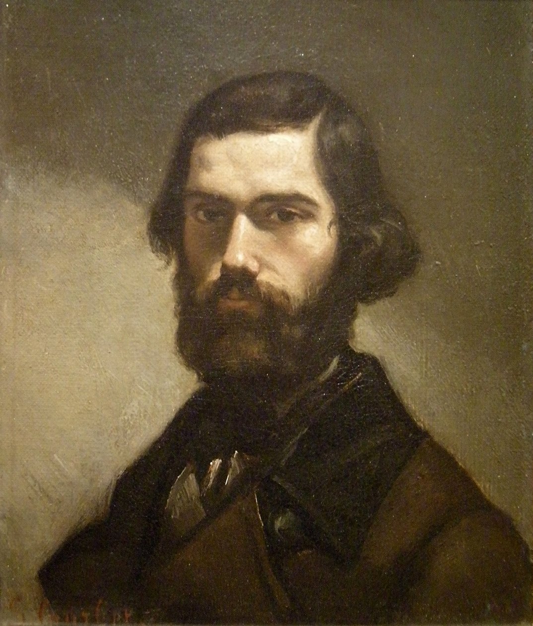 Portrait of Jules Vallès by Gustave Courbet