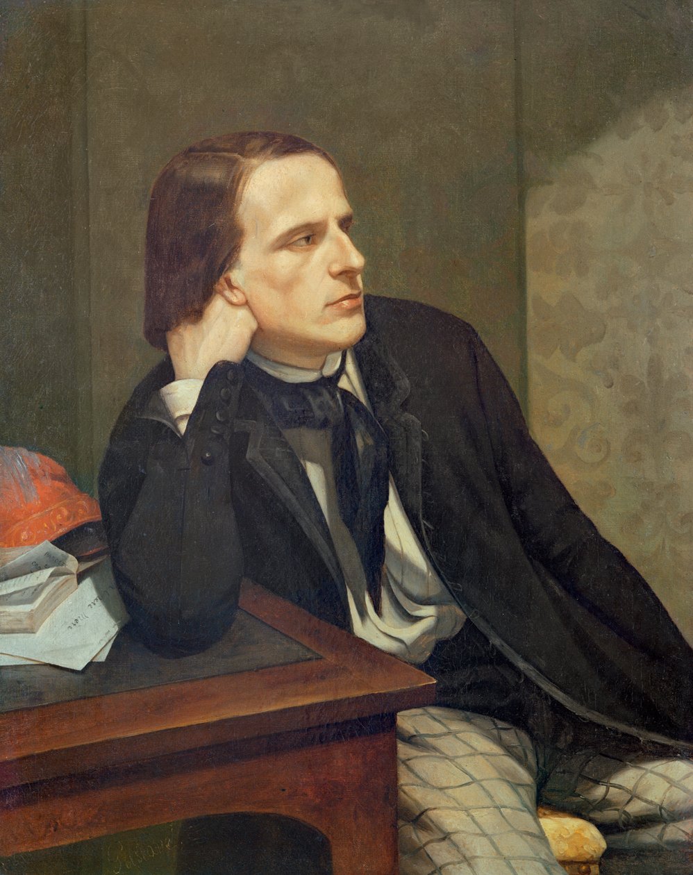 Portrait of Paul Ansout, 1844 by Gustave Courbet