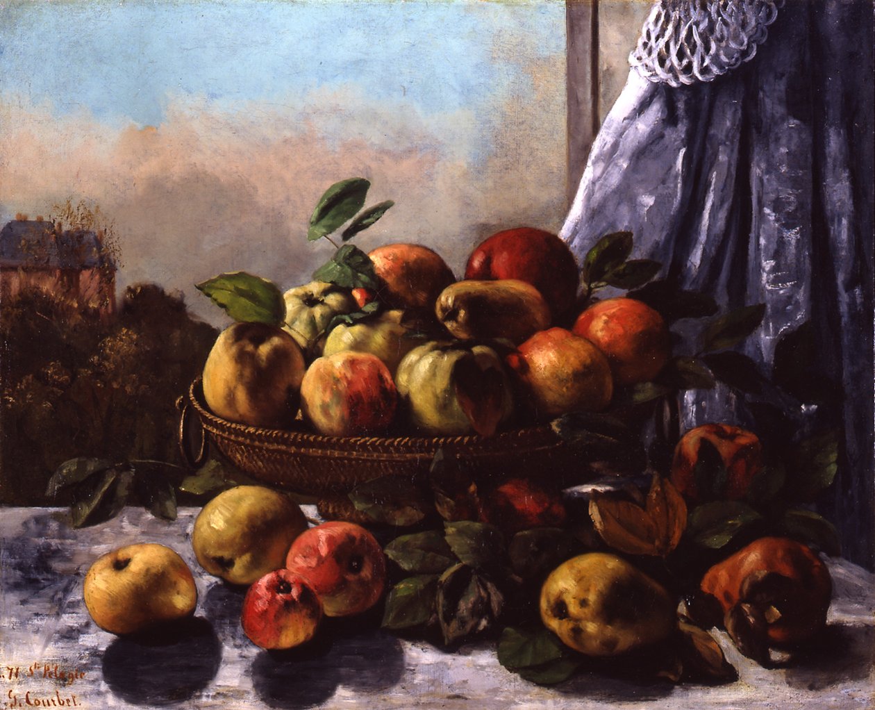 Still Life: Fruit, 1871 by Gustave Courbet