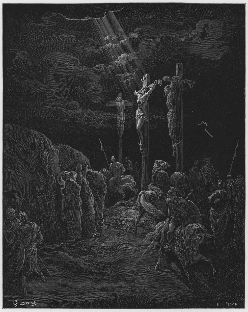 The death of Christ by Gustave Dore