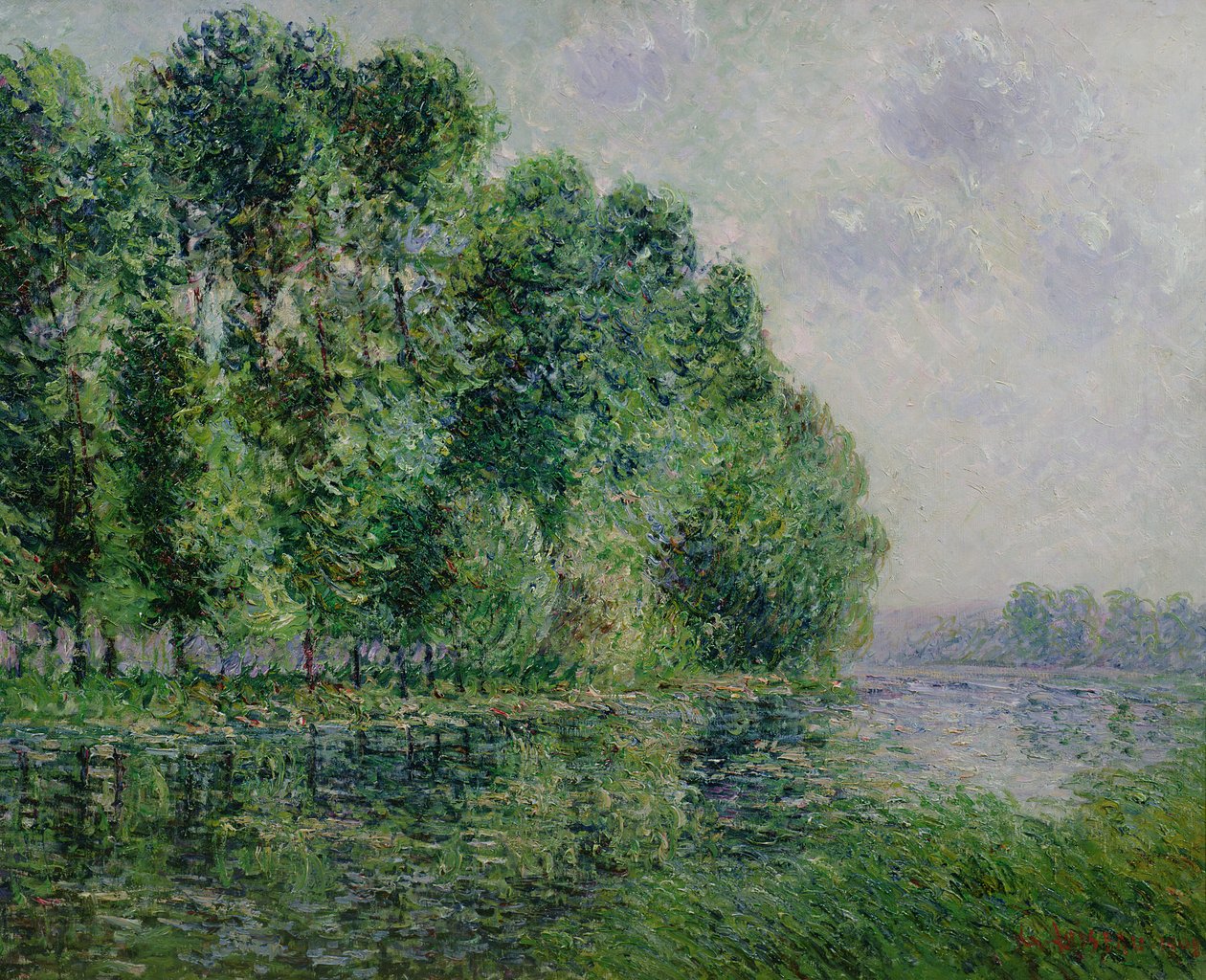 Landscape by the sea by Gustave Loiseau
