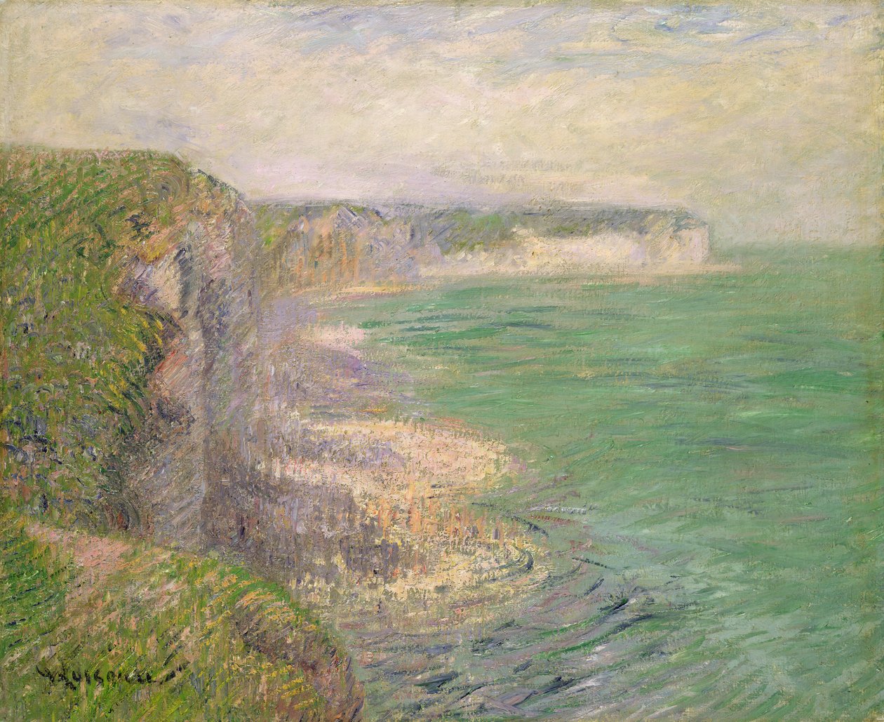 The Cliffs at Fecamp by Gustave Loiseau