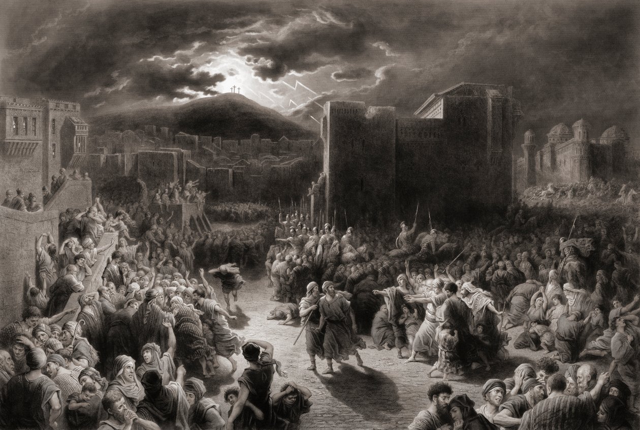 The Crucifixion of Christ by Gustave (after) Dore