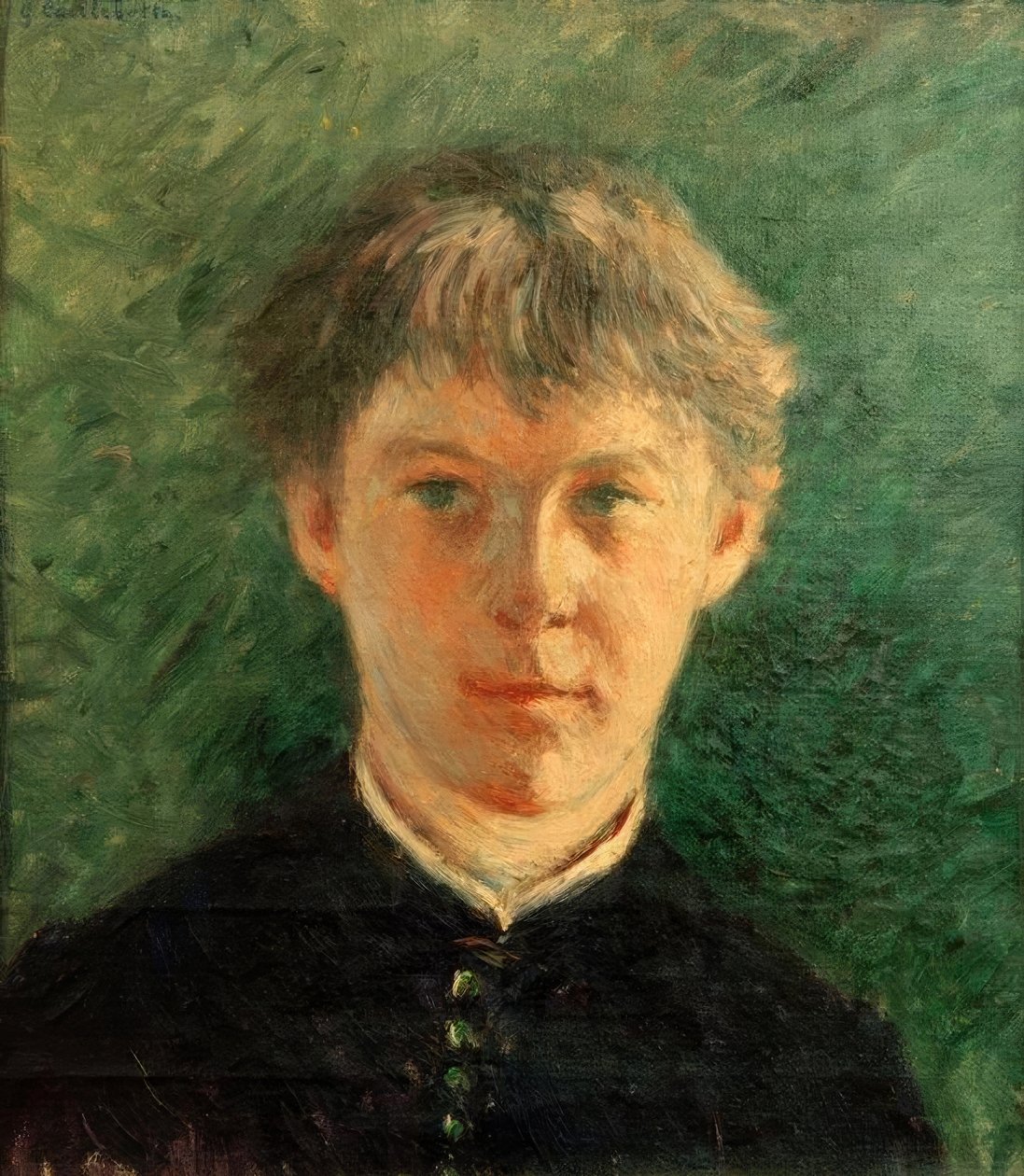 Portrait of a Schoolboy by Gustave Caillebotte