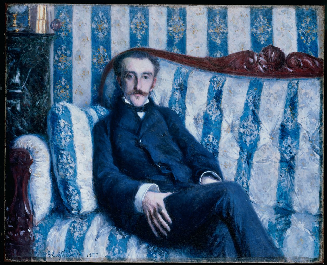 Portrait of Monsieur R. by Gustave Caillebotte