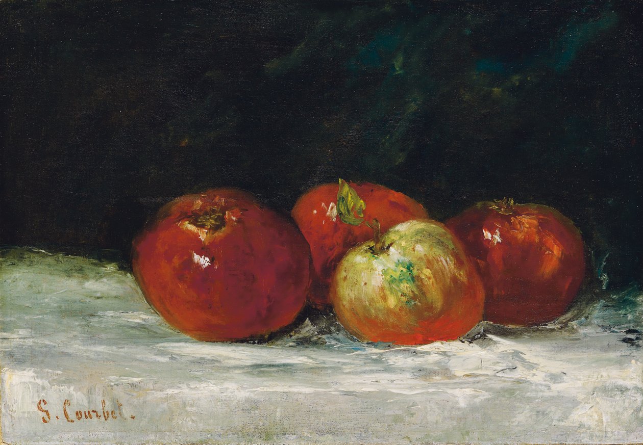 Red Apples by Gustave Courbet
