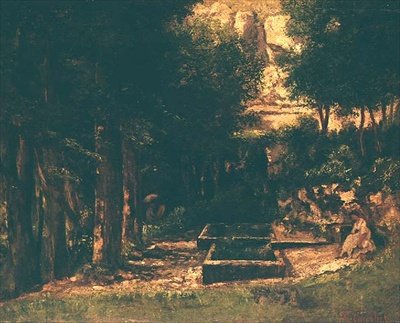 The Fountain by Gustave Courbet