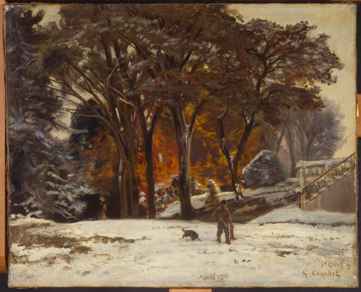 The Poacher by Gustave Courbet