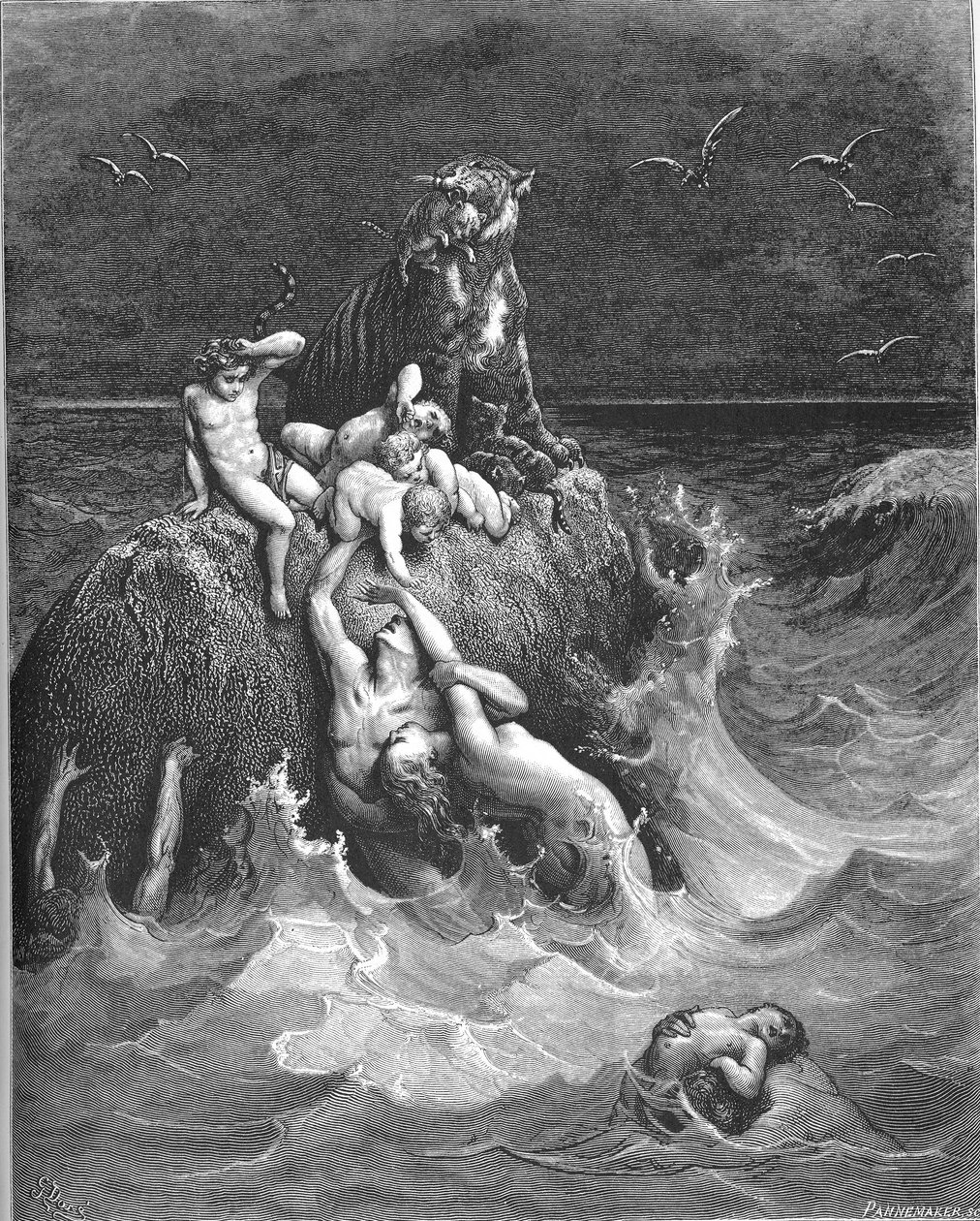 The Great Flood (Gen. 7:11-24) by Gustave Dore