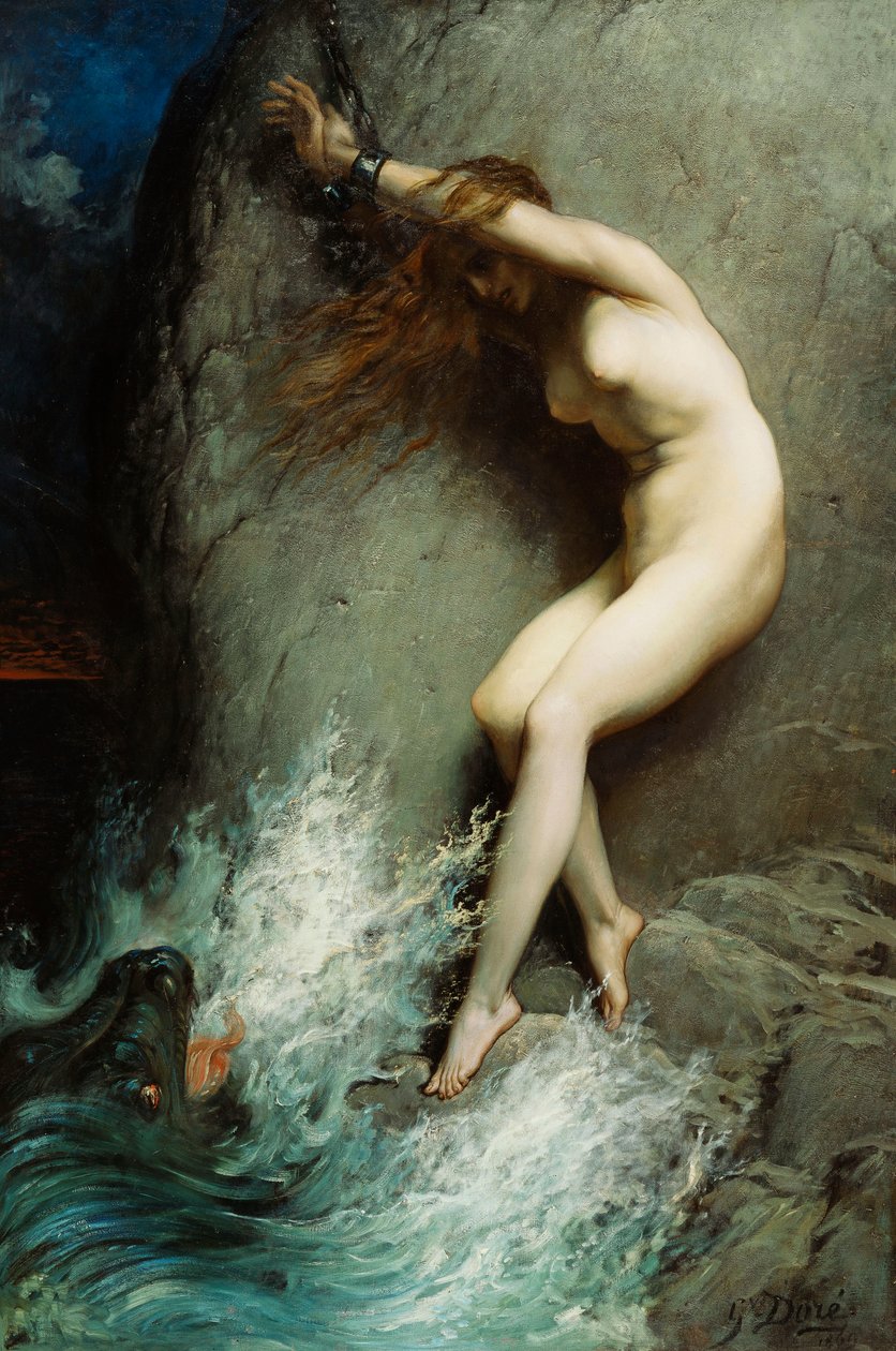 Andromeda by Gustave Dore