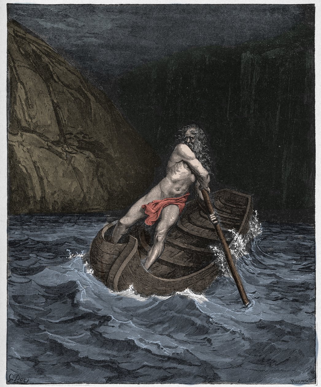Inferno, Canto 3: Charon by Gustave Dore