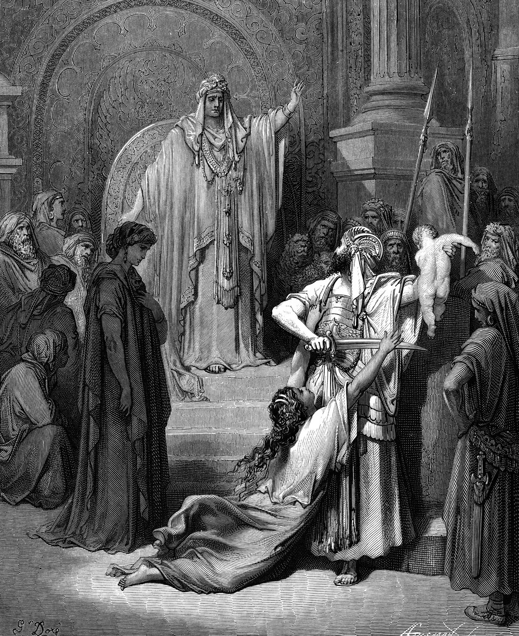 Judgement of Solomon by Gustave Dore