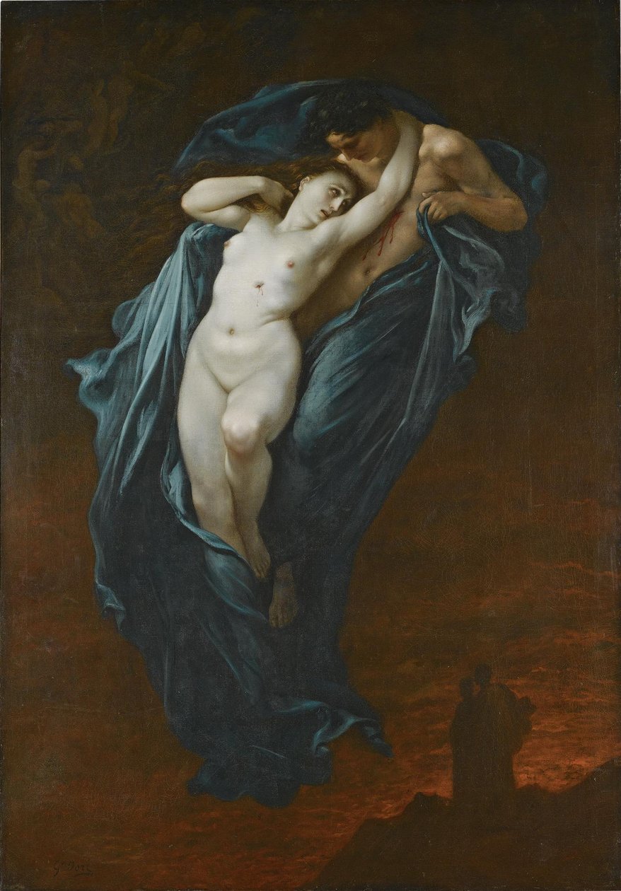 Paolo and Francesca by Gustave Dore