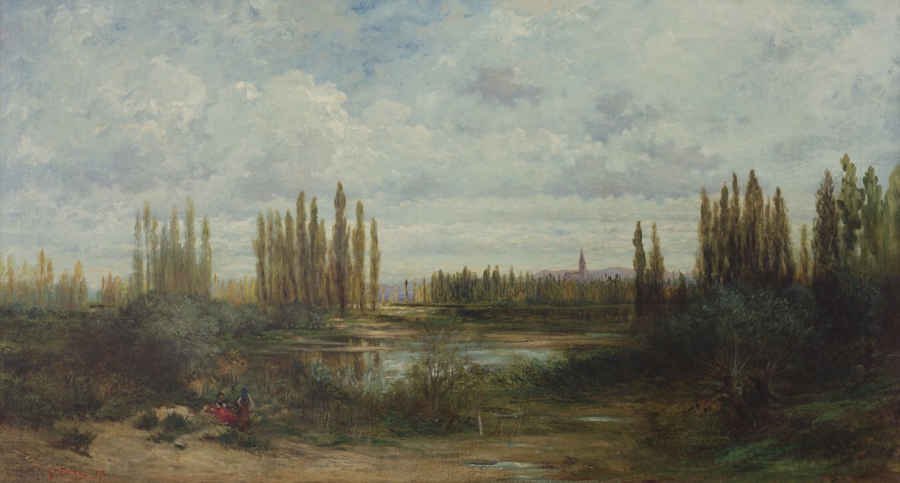 Ponds near Strasbourg by Gustave Dore