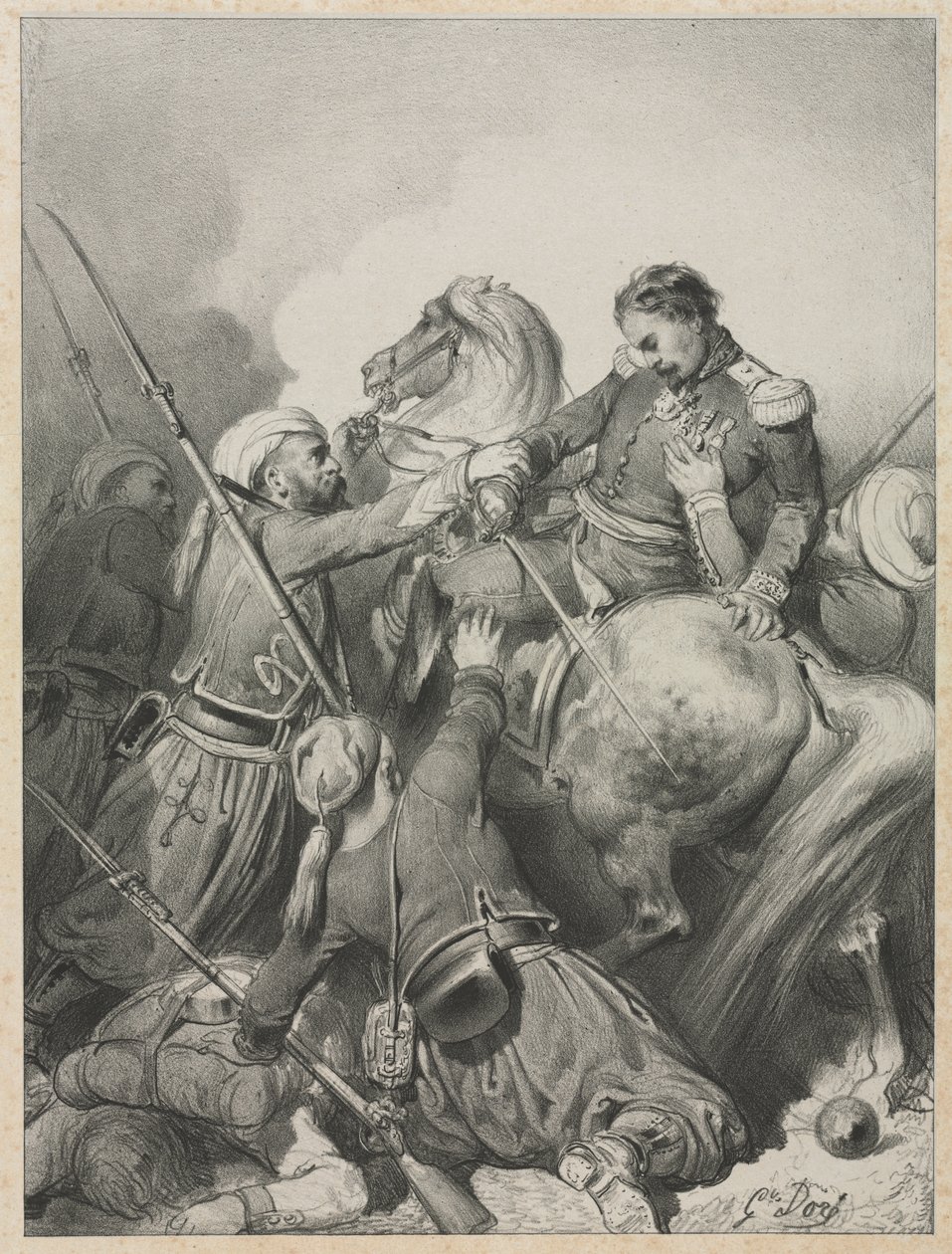 Sardinian Officer by Gustave Dore