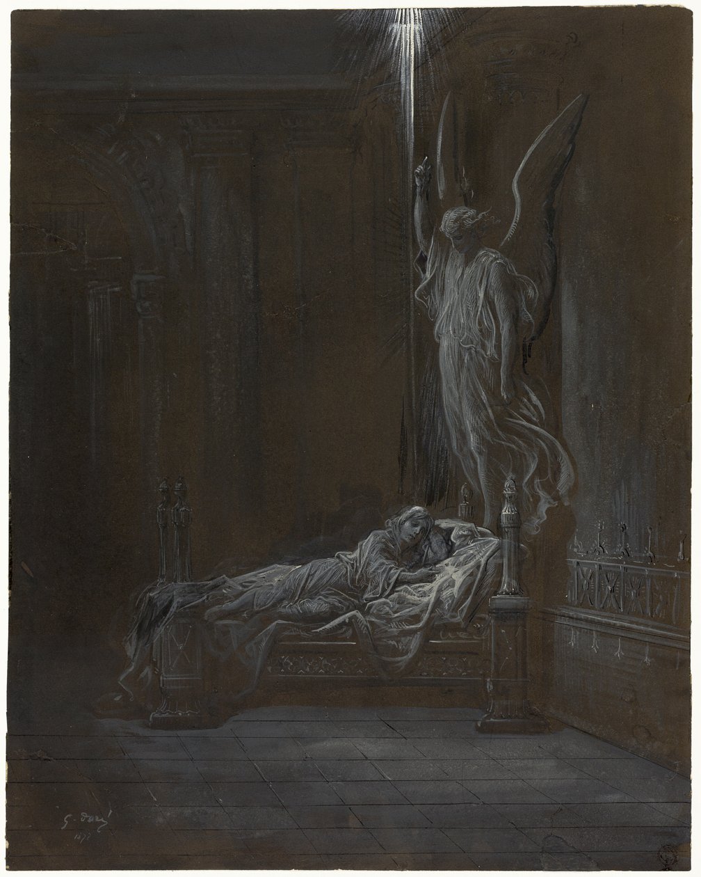 The Calling of Samuel by Gustave Dore