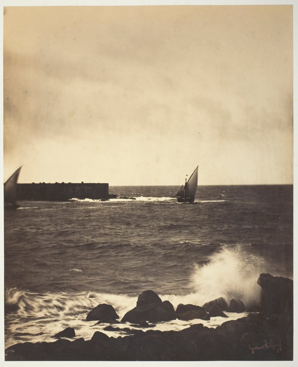 The Breaking Wave by Gustave Le Gray