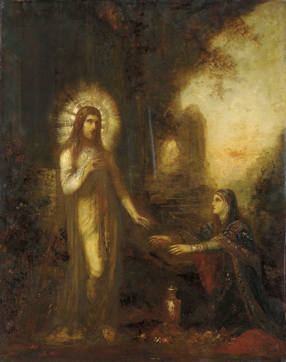 Christ and Mary Magdalene by Gustave Moreau